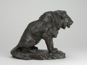 Lion assis (esquisse)