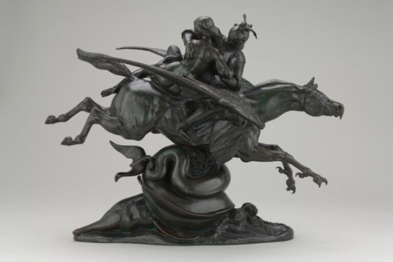 ROGER AND ANGELICA BORNE BY THE HIPPOGRIFF