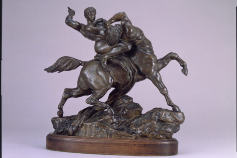 THESEUS STRUGGLING WITH THE CENTAUR BIENOR (SKETCH)