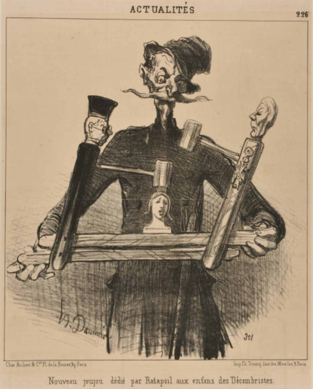 Nouveau joujou dédié par Ratapoil aux enfans des Décembristes.