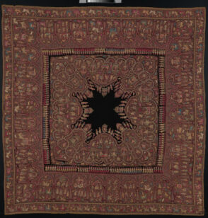 Embroidered Pictorial Shawl (Amlikar)