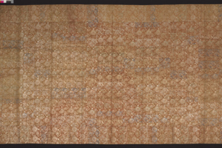 SEVEN COLUMN KESA WITH LIONS, DRAGON, AND PHOENIX