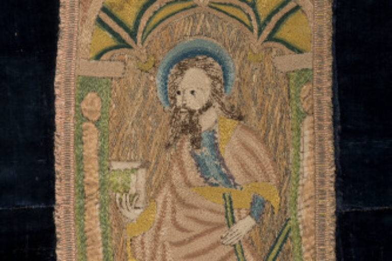 Partial Chasuble with Orphrey worked in Opus Anglicanum