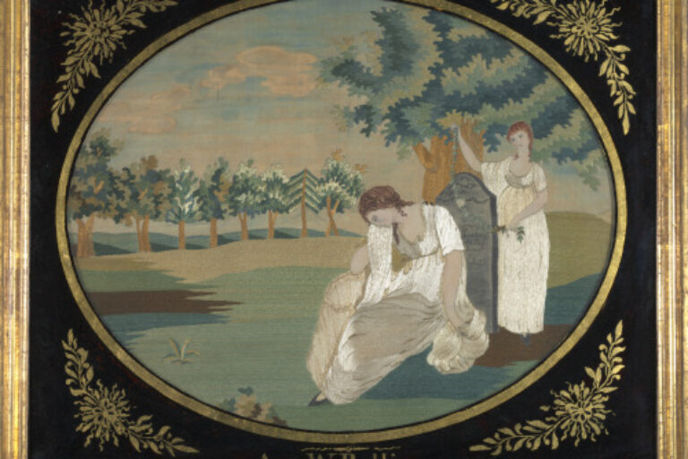 Mourning Embroidery Dedicated to Daniel Rollins
