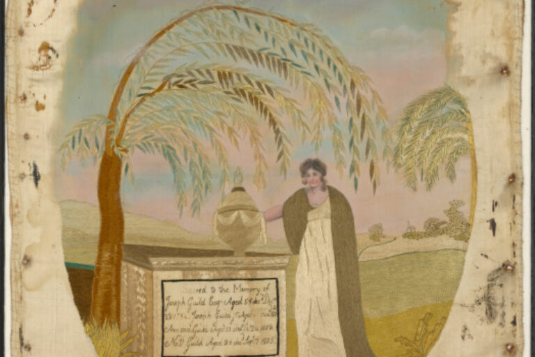 MOURNING EMBROIDERY DEDICATED TO MEMBERS OF THE GUILD FAMILY