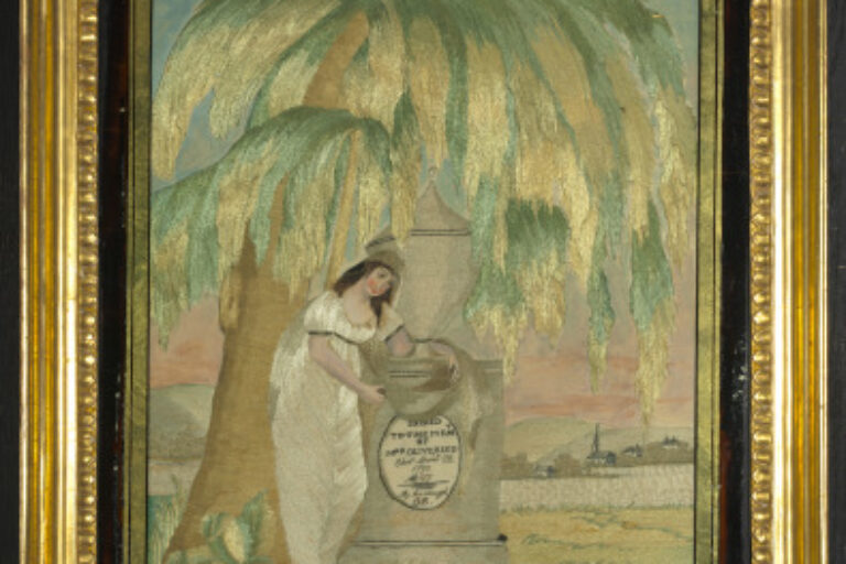 MOURNING EMBROIDERY DEDICATED TO MRS. OLIVE REED
