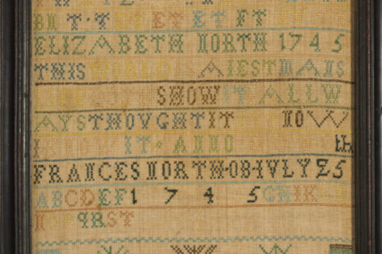 Mourning Sampler for Frances North