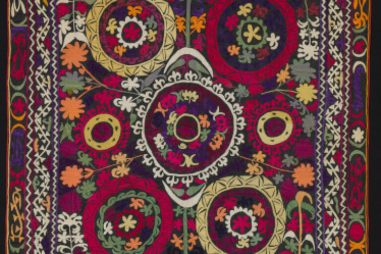 Small Embroidered Hanging or Cover (nimsuzani or borpush)