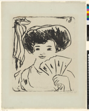 Girl with a Fan (Mädchen mit Fächer)