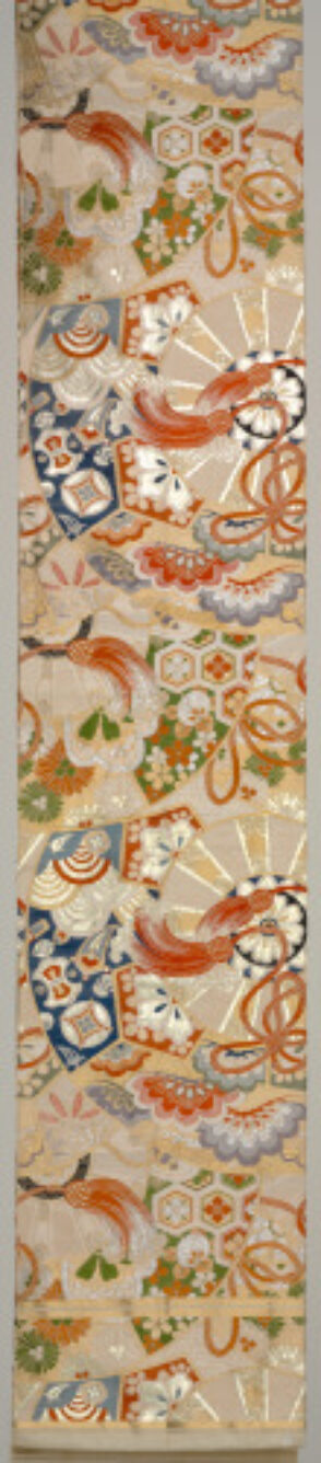 Maru Obi featuring Genji-guruma (Noble’s Carriage Wheels)