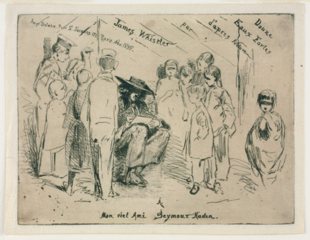 Title plate from the series “Douze eaux-fortes d’après nature (the French Set)” - Image 2