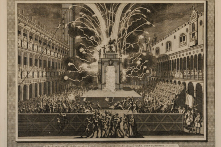 FIREWORKS DISPLAY IN THE PIAZZETTA SAN MARCO