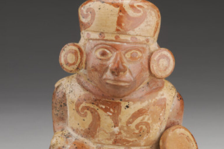 Kneeling Warrior Figurative Bottle