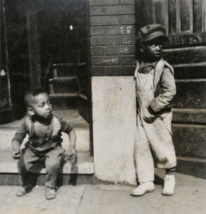 Slum Children, Wells Street, Chicago