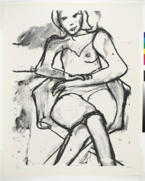Seated Woman with Hands Crossed