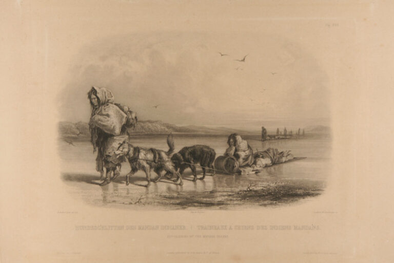 DOG-SLEDGES OF THE MANDAN INDIANS