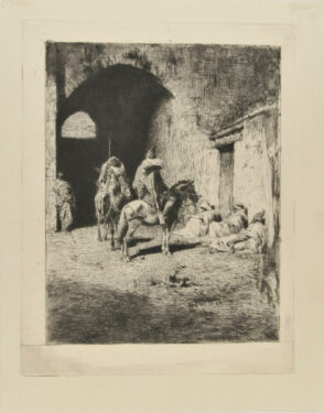 Garde de la Casbah à Tetuan