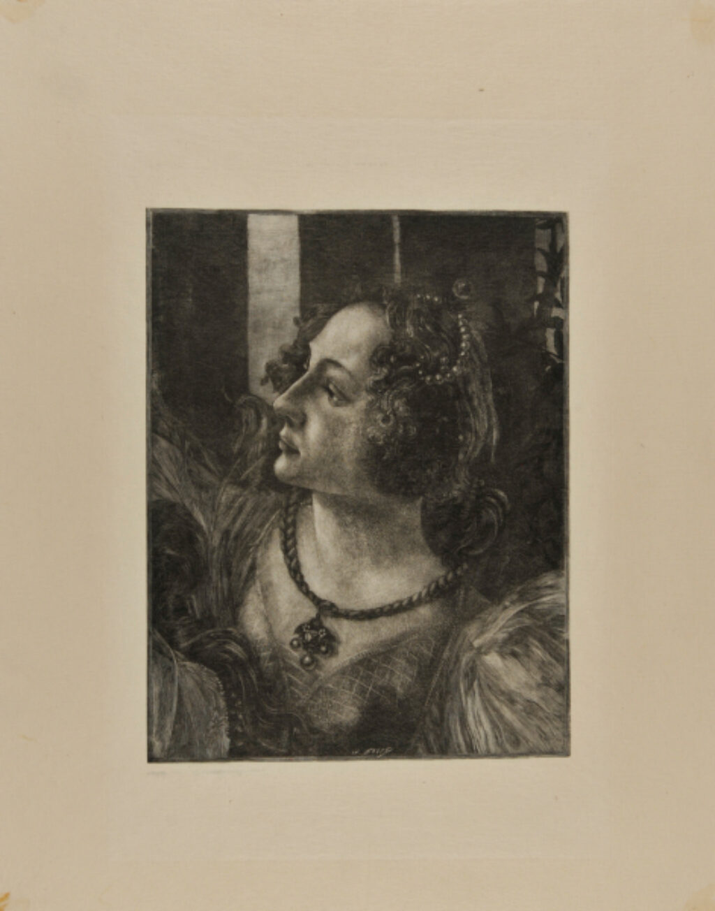 Head of One of the Three Graces from Botticelli’s Primavera