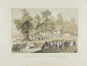 Commander Perry Paying his Farewell to the Imperial Commissioners at Simoda