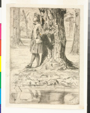 Seymour Standing Under a Tree