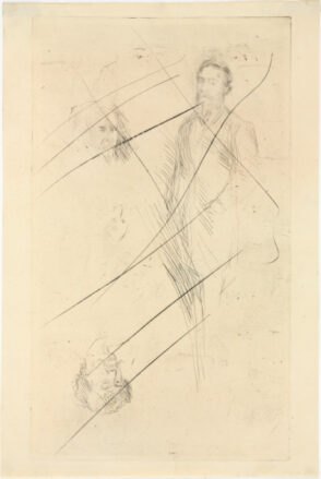 Portrait Sketches including F.R. Leyland and Whistler