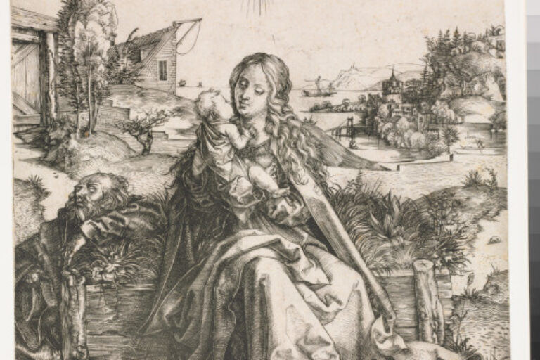 THE HOLY FAMILY WITH THE DRAGONFLY