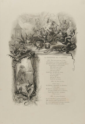 La Tentation de St. Antoine (1re planche)