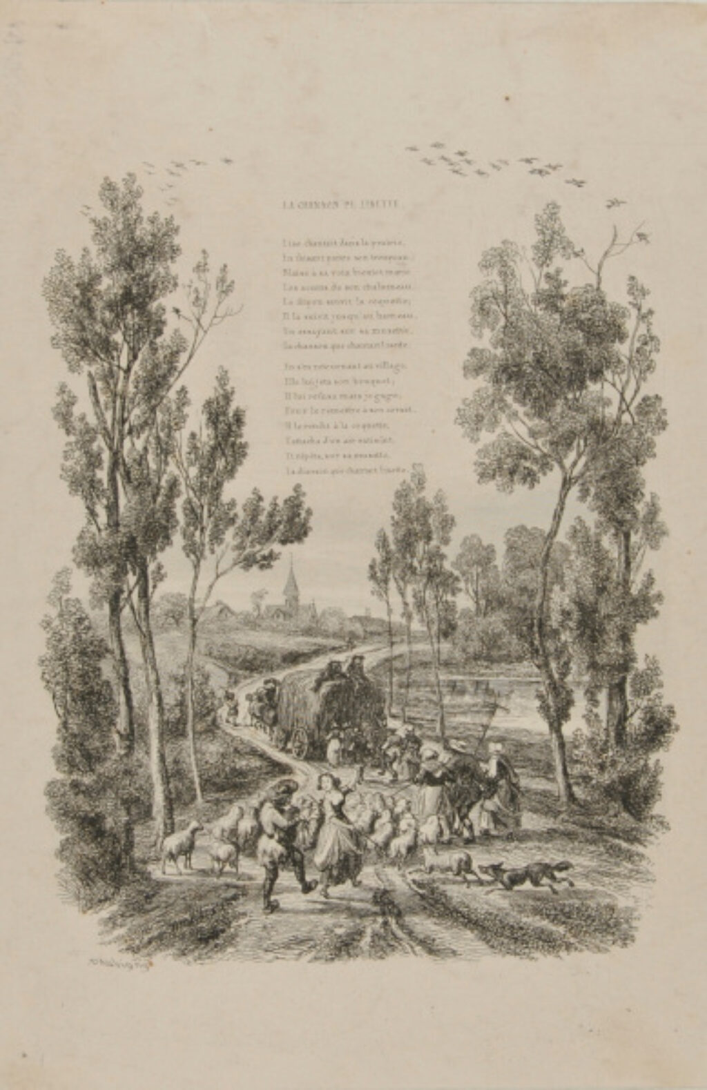 La Chanson de Lisette (1re planche – La Retour au village)