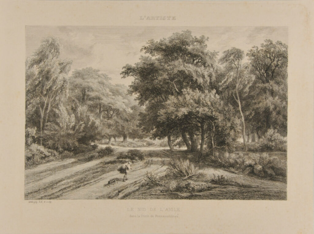 The Eagle’s Nest in the Forest of Fontainebleau