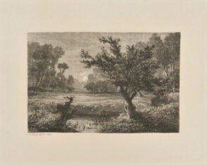 Lever de lune dans la vallée d’Andilly