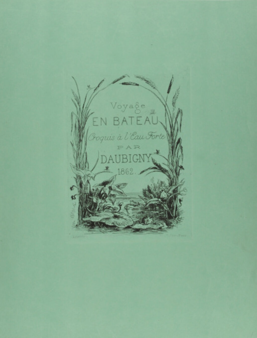 Title plate from the series “Voyage en bateau” - Image 2