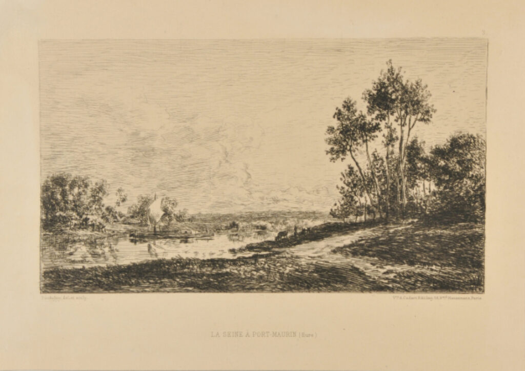 Le Seine à Port-Maurin (Eure)