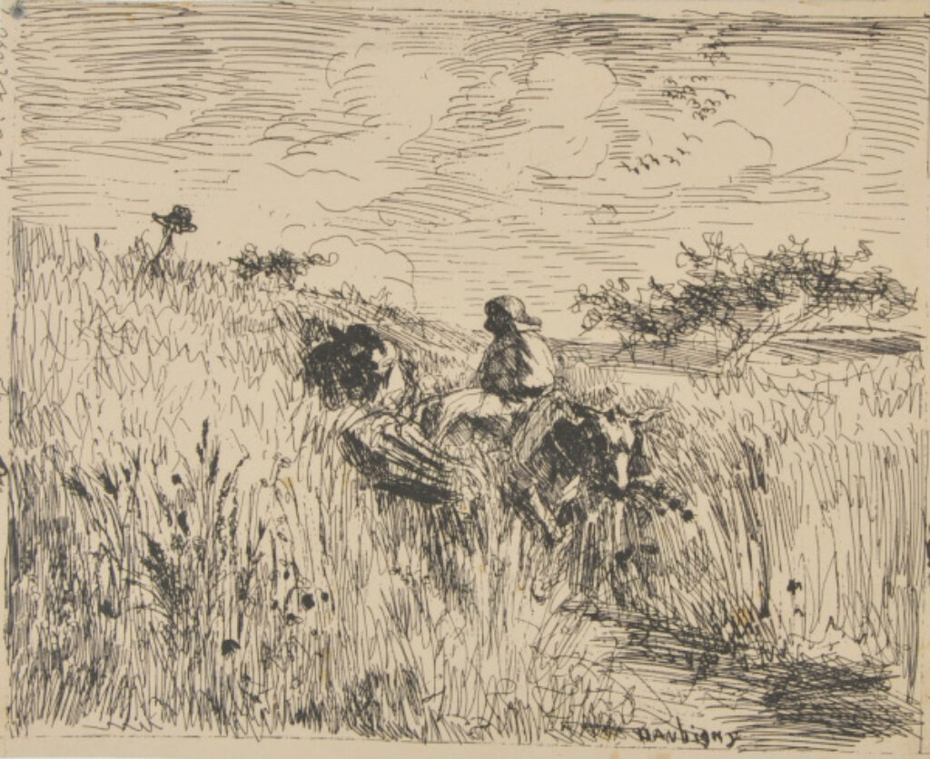 Sentier dans les blés