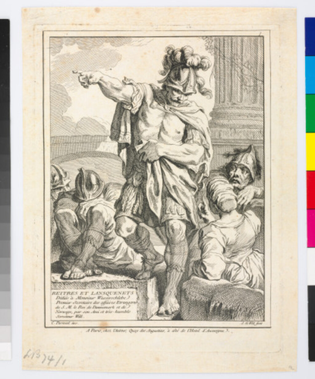 A Lasquenet, Standing and Pointing to the Left - Image 1