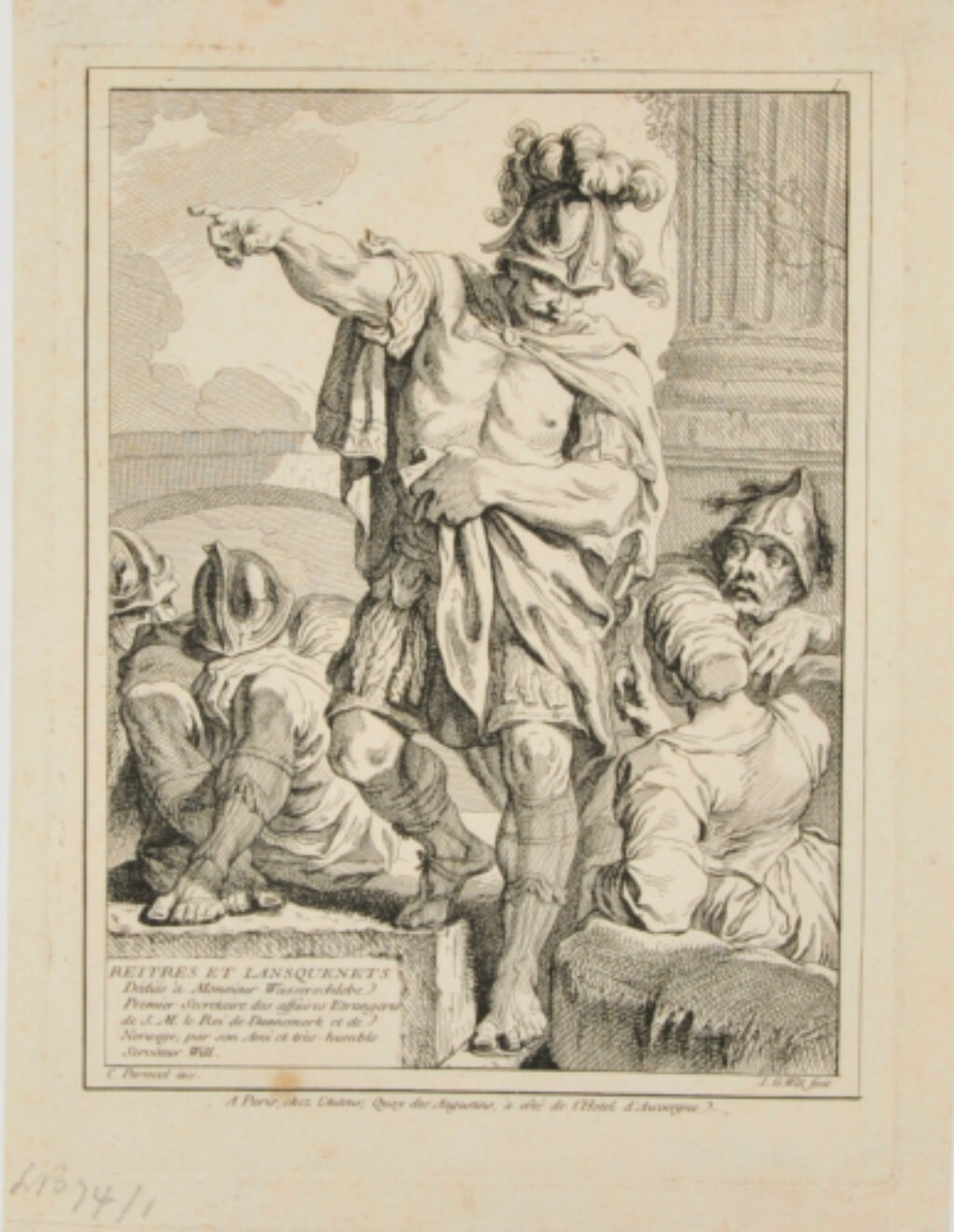 A Lasquenet, Standing and Pointing to the Left - Image 2