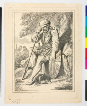 Seated Soldier with Spear