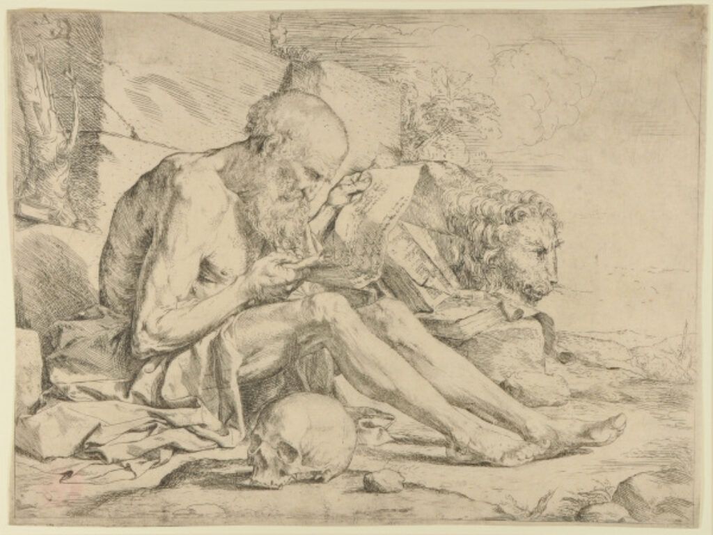 Saint Jerome Reading