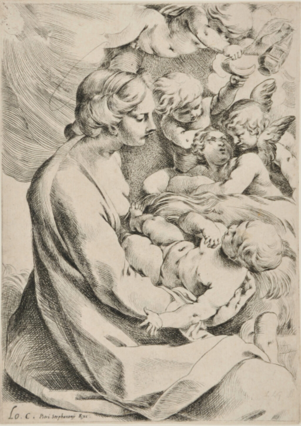 Madonna and Child with Angels - Image 2