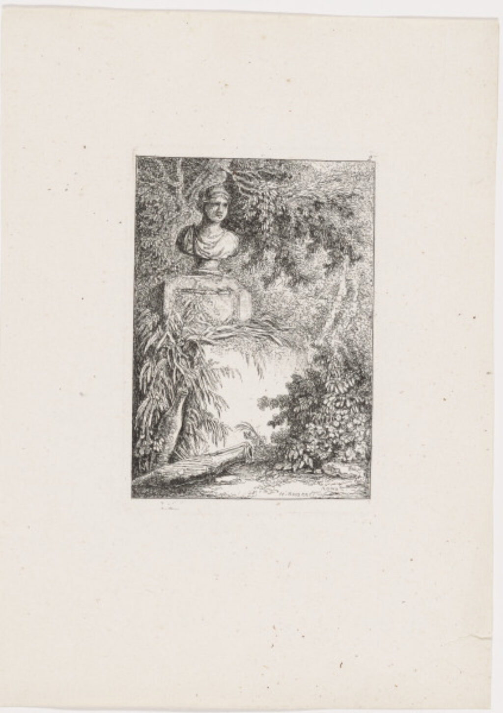 Plate 2 from the series “Les Soirées de Rome” - Image 1