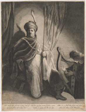 David Playing before Saul