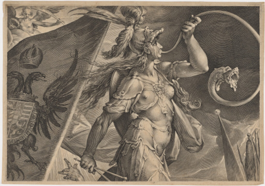 Bellona Leading the Armies of the Emperor Against the Turks