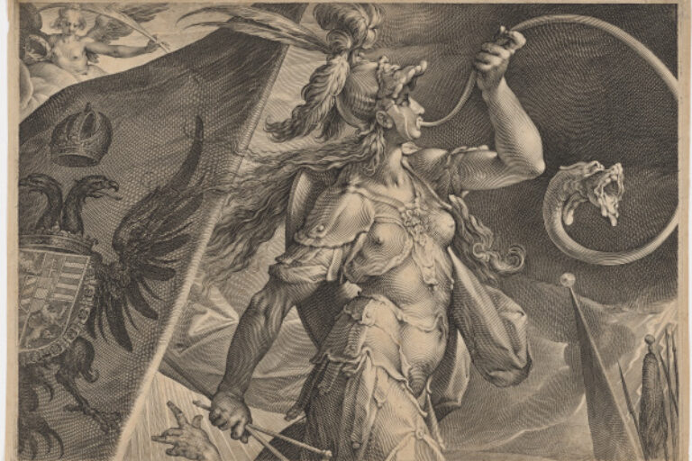 BELLONA LEADING THE ARMIES OF THE EMPEROR AGAINST THE TURKS