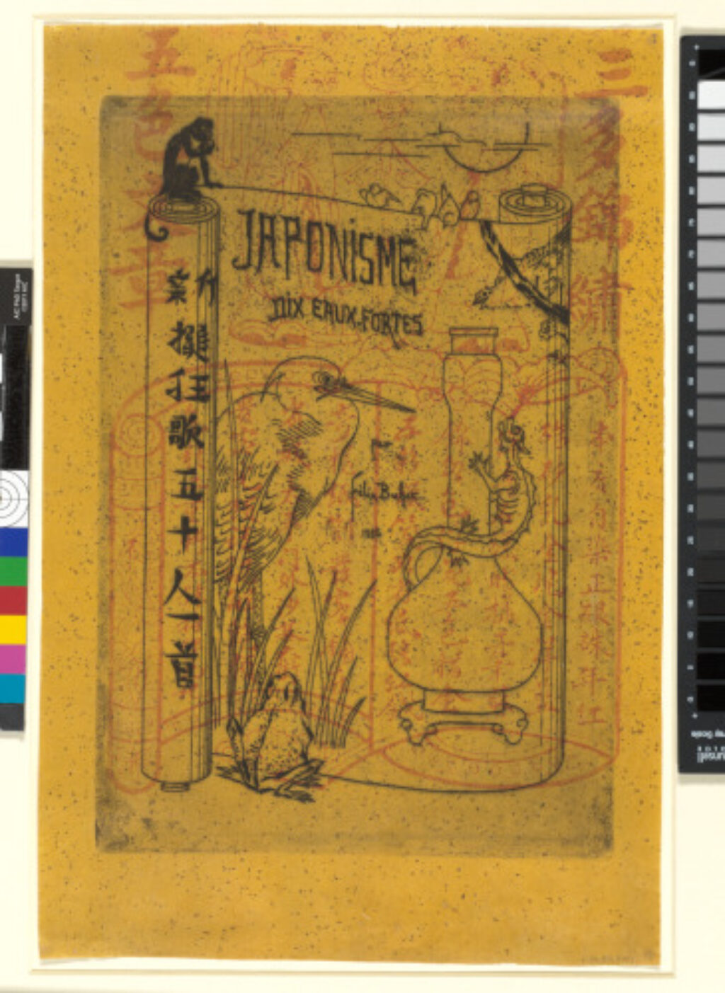 Title plate from the series “Japonisme: dix eaux-fortes”