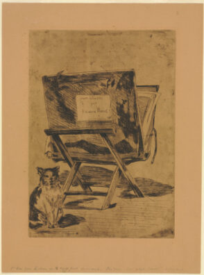 First Frontispiece for the Edition of Eight Etchings (Cat and Portfolio)