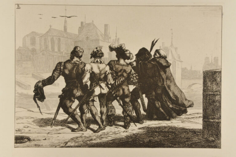 THEY WENT WITH WAGGING HEADS AND TRUMPETING TAILS (RABELAIS)