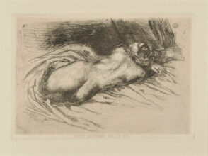 Etude de femme vue de dos