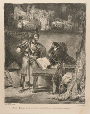 Méphistophélès apparaissant à Faust