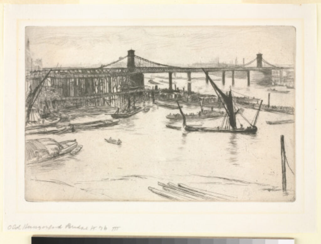 Old Hungerford Bridge