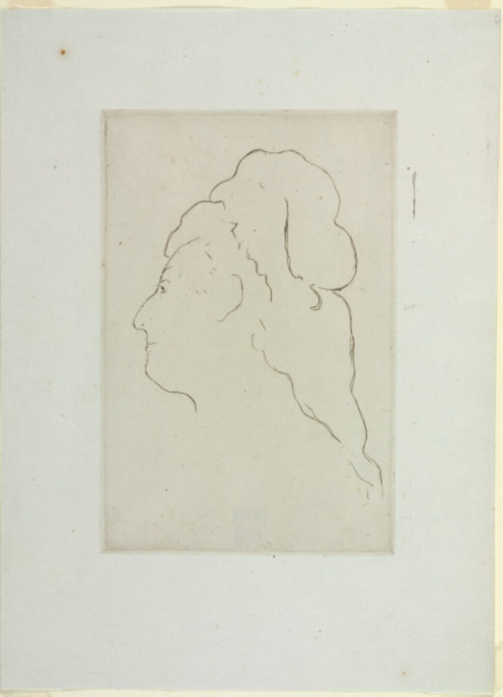 Profile of Eva Gonzalès, turned to the left