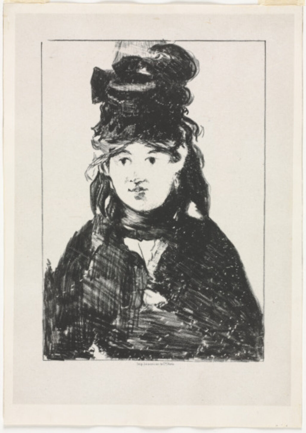 Berthe Morisot (en noir)